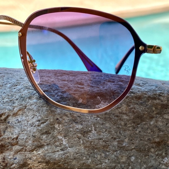 Ray-Ban Blaze Hexagonal Violet Gradient - Picture 3 of 13
